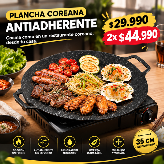 Plancha Coreana Antiadherente